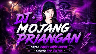 Download lagu DJ • MOJANG PRIANGAN • PARTY STYLE DEEP BASS • AL YETE mp3