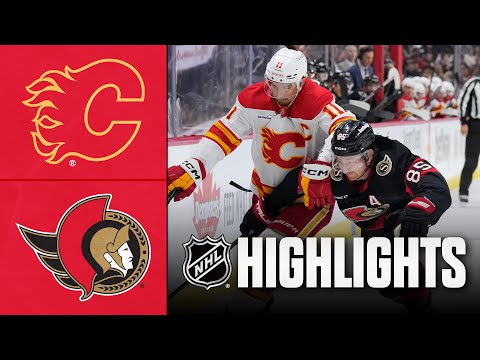 NHL Highlights | Flames vs. Senators | October 30, 2025