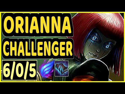 TINOWNS (ORIANNA) - 6/0/5 KDA MID CHALLENGER GAMEPLAY - BR