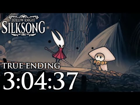 Hollow Knight: Silksong True Ending Speedrun in 3:04:37! (TOP 4)