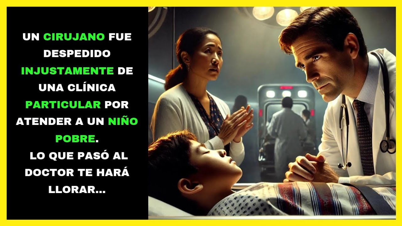 Un CIRUJANO fue DESPEDIDO INJUSTAMENTE de una CLÍNICA PARTICULAR por atender a un NIÑO POBRE...