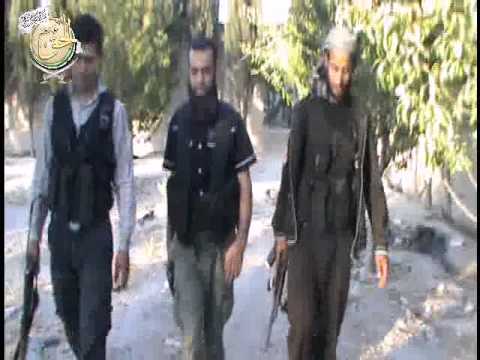 جولة ميدانية لأحد قادة كتيبة شهداء سقبا لتفقد الجبهات في الغوطة الشرقية في ريف دمشق