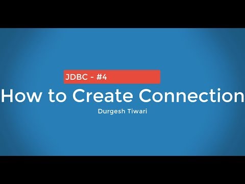 How To Create Connection Using Java App Java Database Connectivity Jdbc4