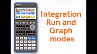 Learn how to evaluate definite integrals and find graph area using Casio