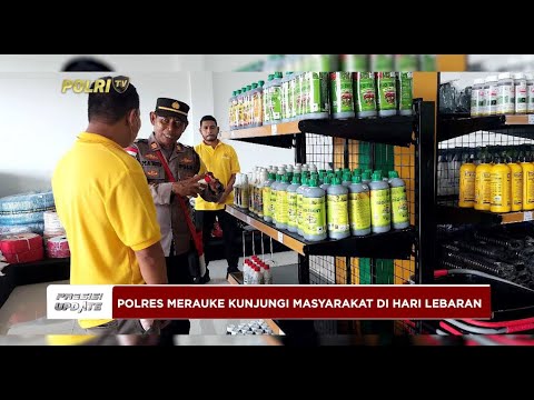 PRESISI UPDATE: POLRES MERAUKE KUNJUNGI MASYARAKAT DI HARI LEBARAN 12/04/2024 18.00