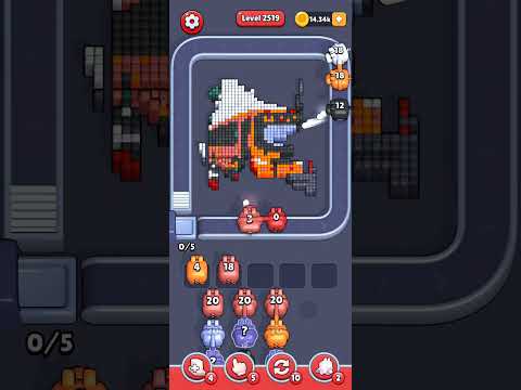 Pixel Flow Level 2519 Walkthrough