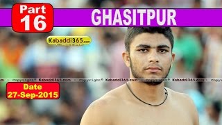 (13) Ghasitpur (Mukerian) Kabaddi Cup 27 Sep 2015