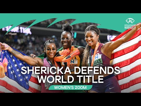 Shericka Jackson 🇯🇲 storms to championship record | World Athletics Championships Budapest 23