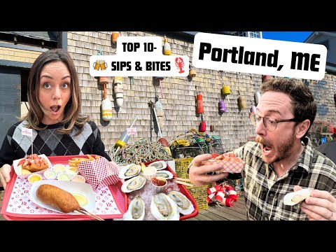 Top 10 Places to Eat, Drink, & Explore in PORTLAND, MAINE! 🦞🍻 (2025 Travel Guide)