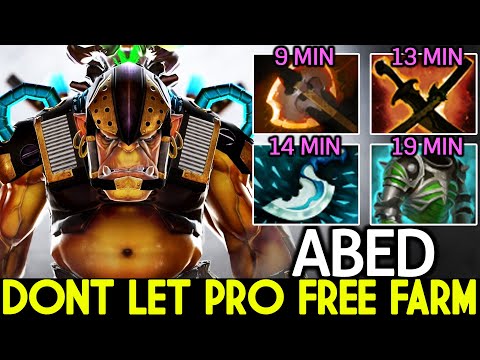ABED [Alchemist] Dont Let Pro Player Free Farm 9 Min Battle Fury Dota 2