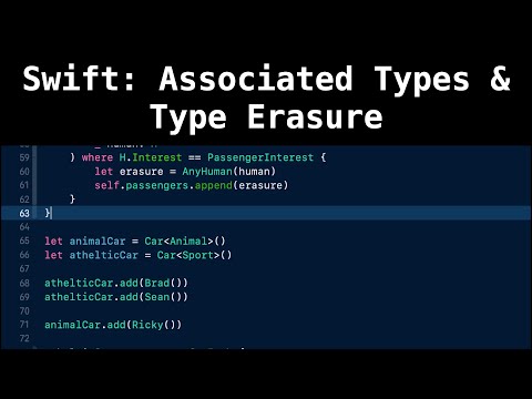 Swift: Associated Types & Type Erasure