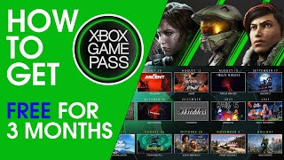 How to get XBOX Game Pass Free for 3 Months [100% Working]