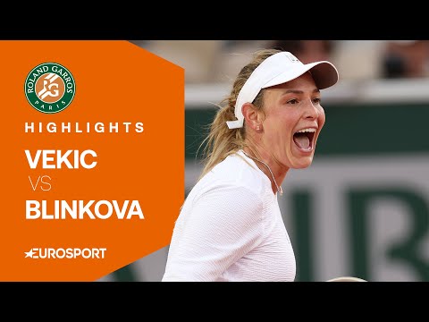 Donna Vekic vs Anna Blinkova | Round 1 | French Open 2025 Highlights 🇫🇷