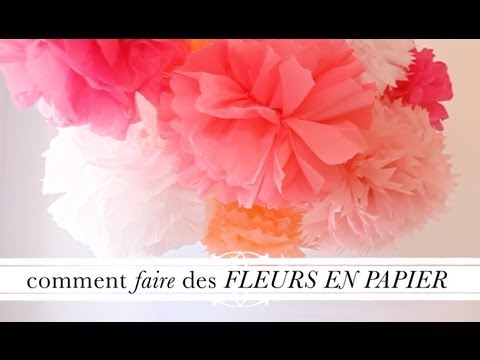 comment construire une fleur en papier