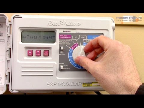 How to Program a Rain Bird Sprinkler Timer ESP Modular Controller