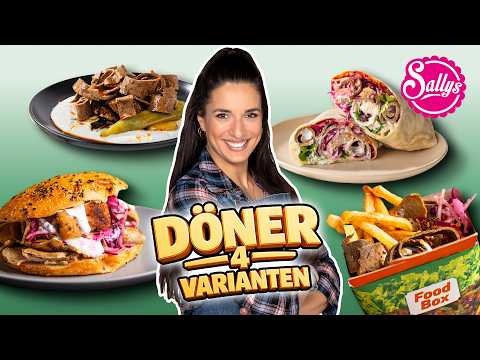 Döner selber machen Rezept / Food Trend / 4 Varianten / Sallys Welt