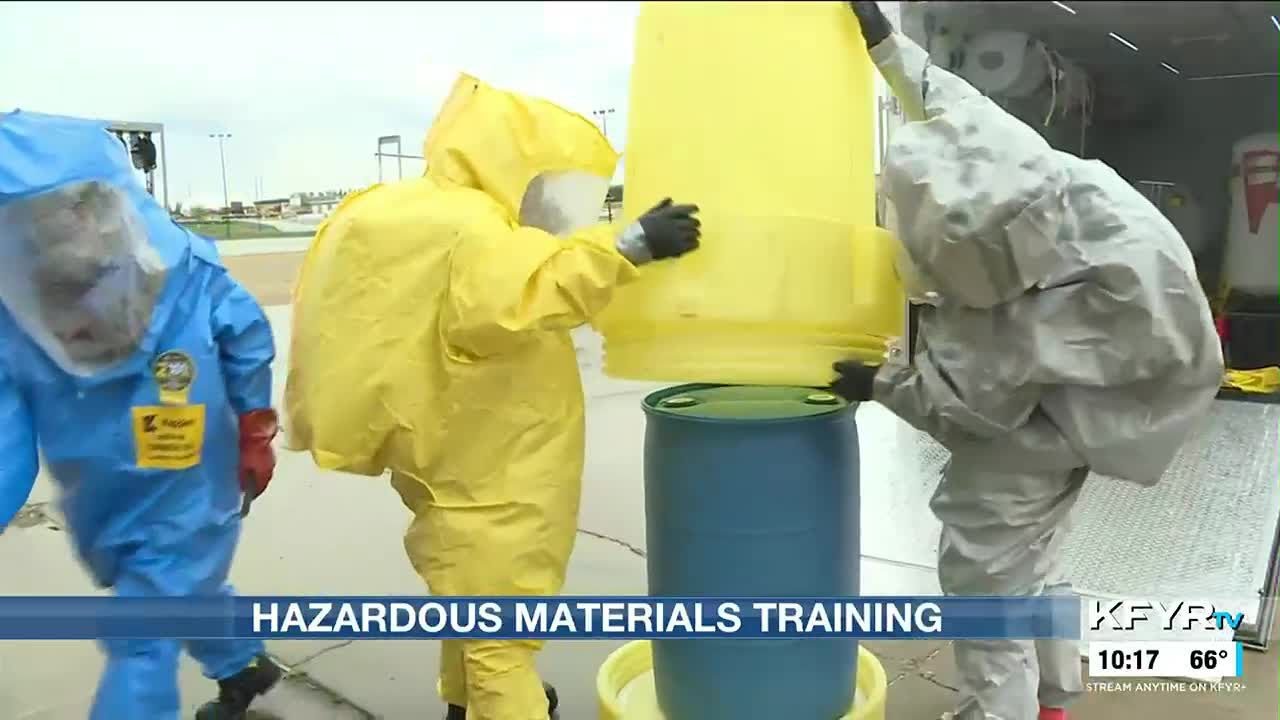 Dickinson Fire Department hosts hazardous materials training