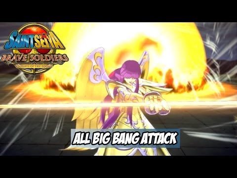 Saint Seiya Brave Soldiers - All Characters Big Bang Attacks No Commentary