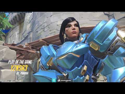 POTG! INSANE NANO PHARAH - YZNSA ! GAMEPLAY OVERWATCH SEASON 25 TOP 500