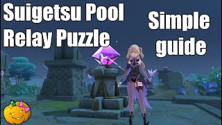 Suigetsu Pool relay puzzle guide - Genshin Impact Inazuma 2.1