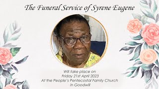The Funeral Service of Syrene Eugene