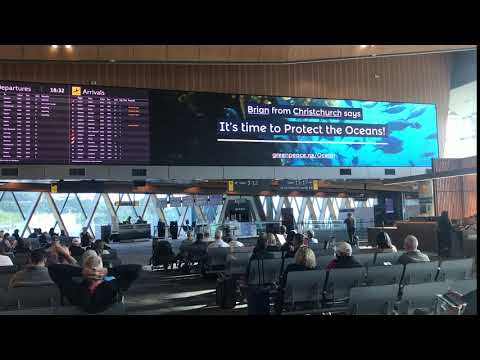 Wellington Airport Billboard