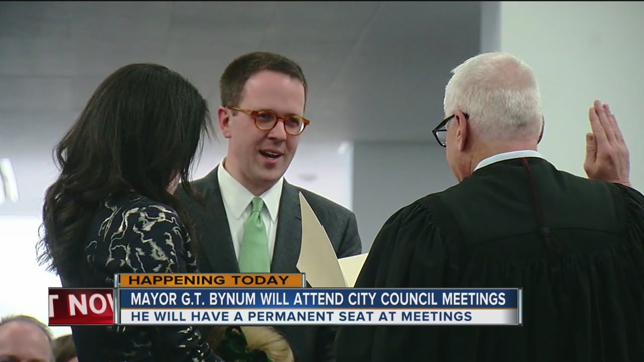 Mayor G.T. bynum willl attend today's city council meeting