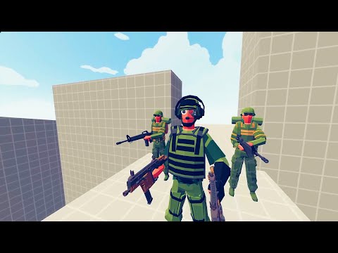 tabs SWAT vs Zombie 100 TABS Units Totally Accurate Battle Simulator TABS