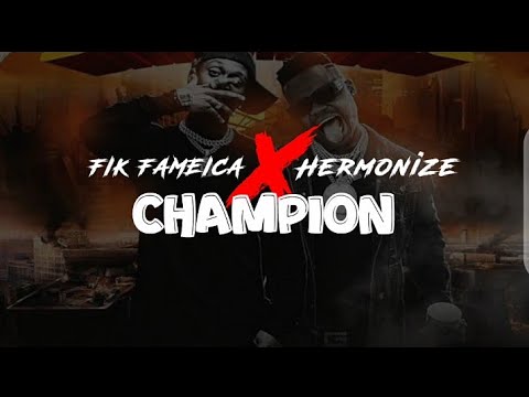 Harmonize ft Fik Fameica - Champion (Lyrics Video)