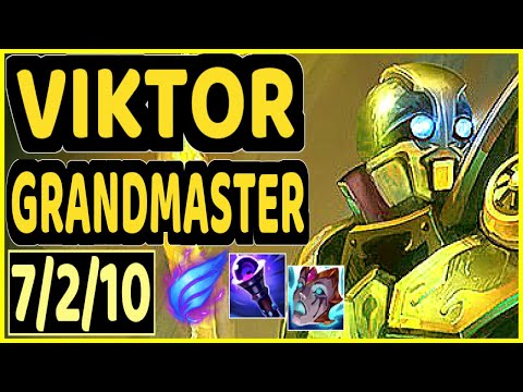 NOMANZ (VIKTOR) - 7/2/10 KDA GAMEPLAY - EUW Ranked GRANDMASTER