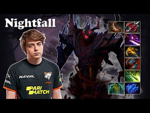 Nightfall - Shadow Fiend Safelane | Dota 2 7.30d Gameplay