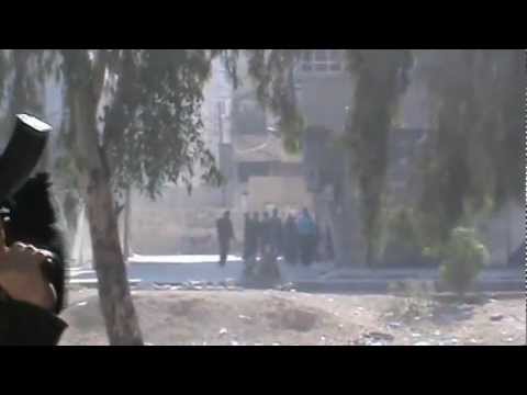 هجوم كتيبة عباد الرحمن التابعة للواء سيف الشام على مطار عقربا في ريف دمشق