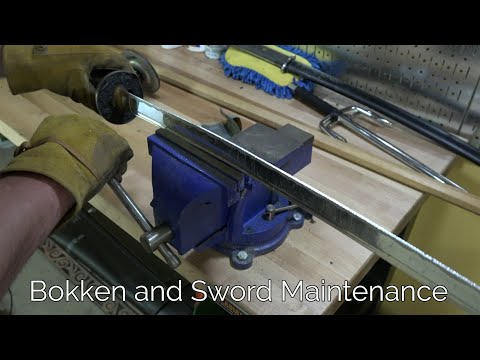 Alloy Training Swords, Staff and Bokken Sanding Maintenance