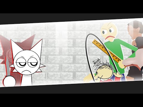 Wenda VS Baldi / Sprunki VS Baldi's Basics (Stick Nodes)