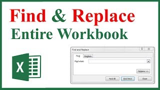 How to search within the entire workbook in excel