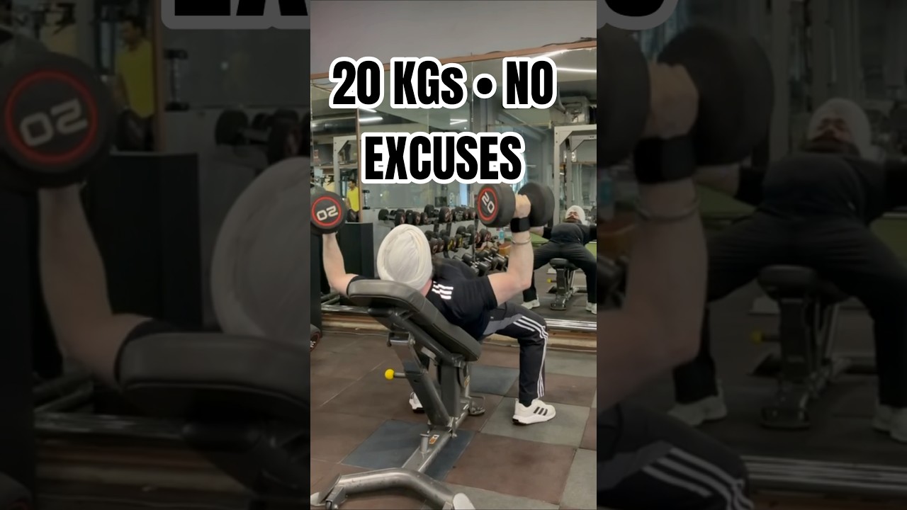 20kg Shoulder Press | Real Strength No Excuses