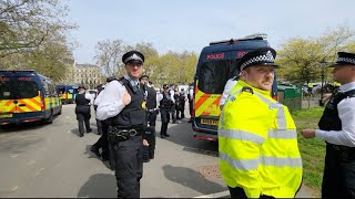Total Chaos In Hyde Park - TLA Takes On Protestors &amp; Army of Police #audit #fail #owned #metpolice