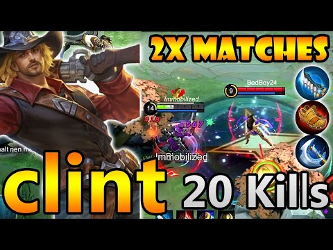 Clint destructive Damage - 20 Kills | Mobile Legends Bang Bang