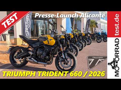 Triumph Trident 660 | Test Modell 2026 beim Presse-Launch in Spanien