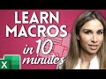 How to Create & Use Excel Macros (Real world example)