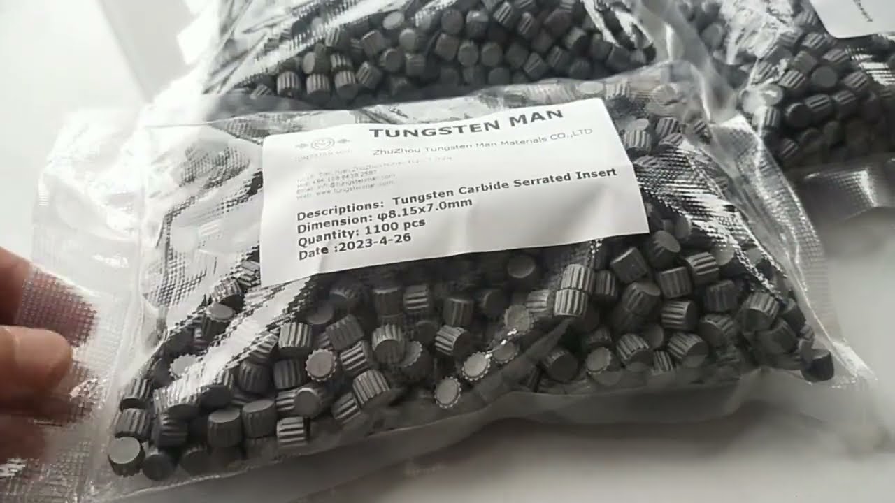 TUNGSTEN MAN -- Carbide Serrated Button for Your Drilling Needs