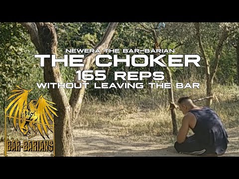 The Choker - NewEra The Bar-Barian 165 Reps Endurance Bar Set: 15 Muscleups, 150 SBD's