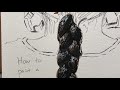 How to Paint a Braid - Acrylic Painting Tutorial
