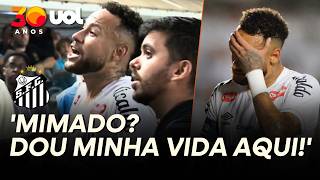 NEYMAR DISCUTE COM TORCEDOR APÓS EMPATE DO SANTOS COM RESERVAS DO RECOLETA NA VILA BELMIRO!