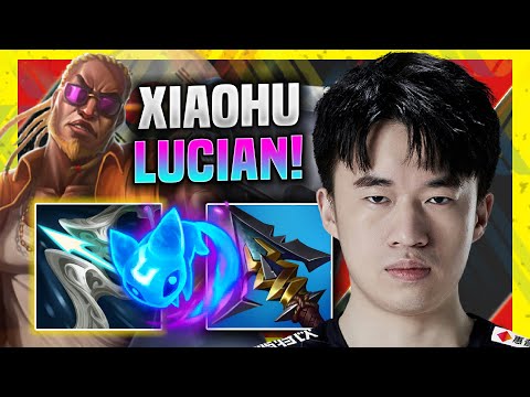 XIAOHU TRIES FIRST TIME NEW LUCIAN REWORK! - RNG Xiaohu Plays Lucian Top vs Jayce! | Season 11