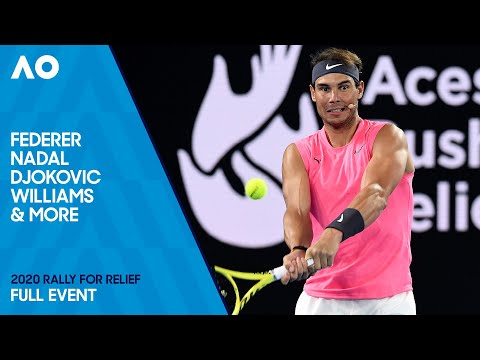 Federer, Nadal, Djokovic, Williams & More! | Rally for Relief Event | Australian Open 2020