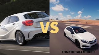 Forza Horizon 3 Drag 2011 BMW Hatchback vs 2013 Mercedes Benz Hatcback