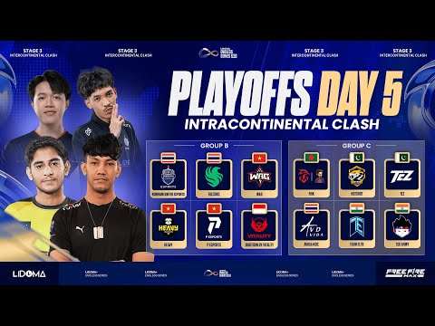 [HINDI] LIDOMA ENDLESS SERIES | INTRA CONTINENTAL CLASH | DAY 5 #ELITE #BRU #TSG #FLCN #WAG #RHK