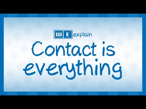 Contact is everything | Contact adhesives | WE explain