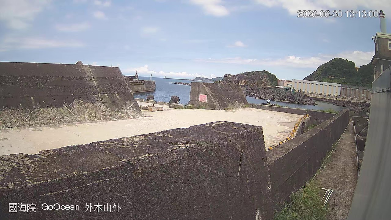 Live webcam view of Rompeolas del Puerto de Waimushan